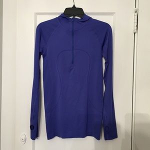 Lululemon Swiftly tech hooded  half zip